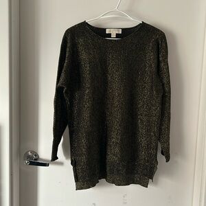 Excellent condition Michael Kors golden metallic sweater